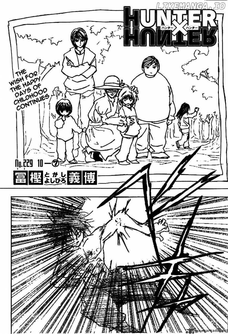 Hunter x Hunter, Chapter 229 image 02